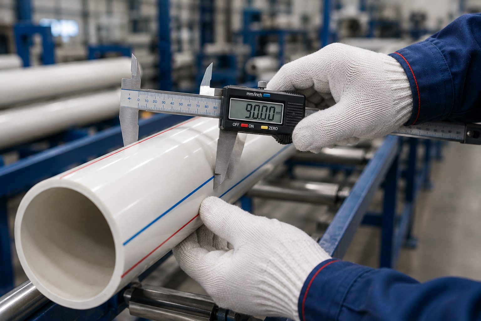 Quality Check - PVC manufacturing process